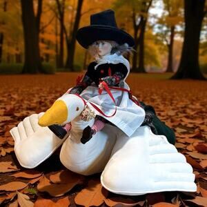 VTG Suzanne Gibson Mother Goose 1982 Limited Edition Set 1110/4000 Reeves Int.